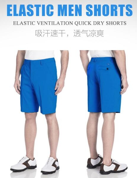 mens cotton golf shorts