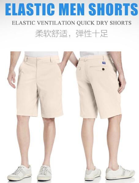 mens cotton golf shorts