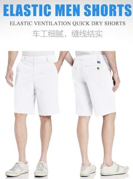 mens cotton golf shorts