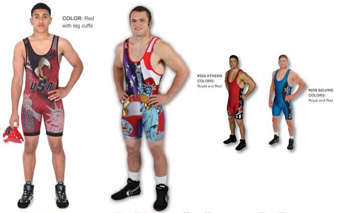 pro wrestling singlets